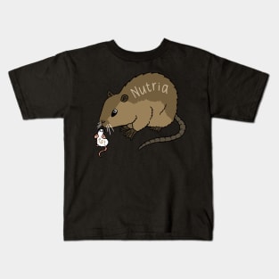 cute nutria and a rat. Kids T-Shirt